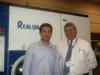 Alberto Tromponi (left) on Realstar Stand at Clean o5 ( right tom Medlin?, USA)